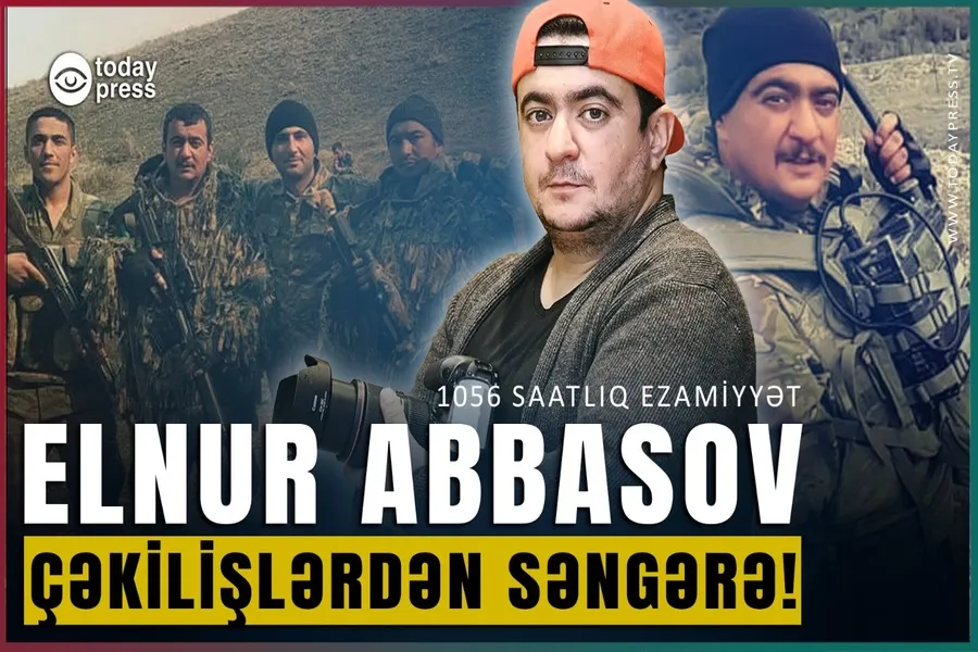 Kameranı silahla əvəz edən döyüşçü | Elnur Abbasovun müharibə xatirələri #TodayPress TV
