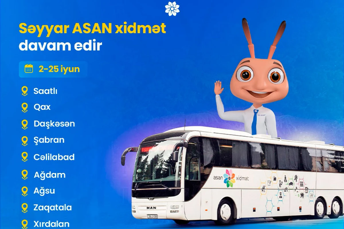 [[Səyyar ASAN xidmət]] davam edir