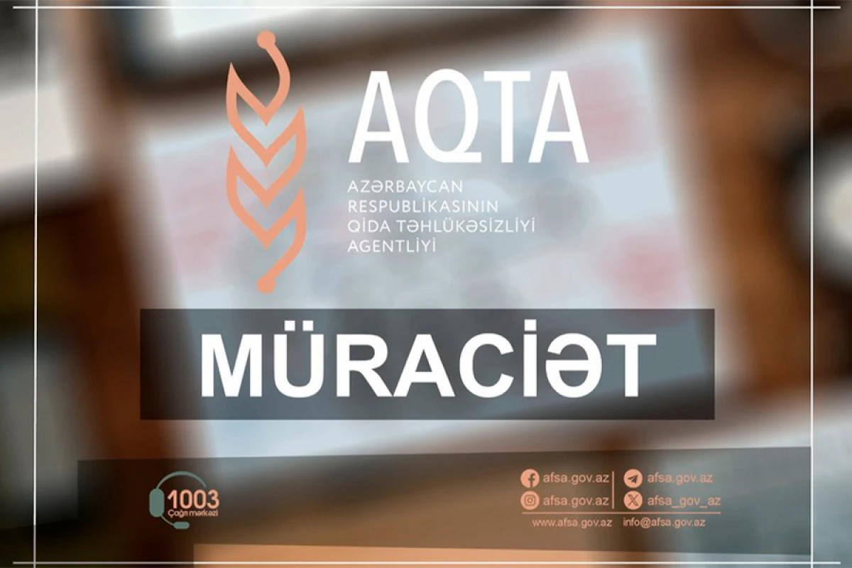 AQTA [[bəzi müəssisələrə fitosanitar sertifikatın]] verilməsini dayandırdı