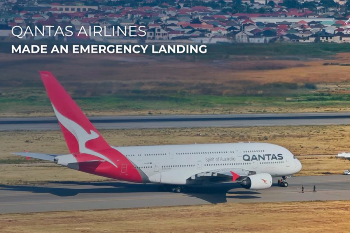 [[“Qantas Airlines” aviaşirkətinin təyyarəsi]] Heydər Əliyev Beynəlxalq Aeroportuna məcburi eniş etdi