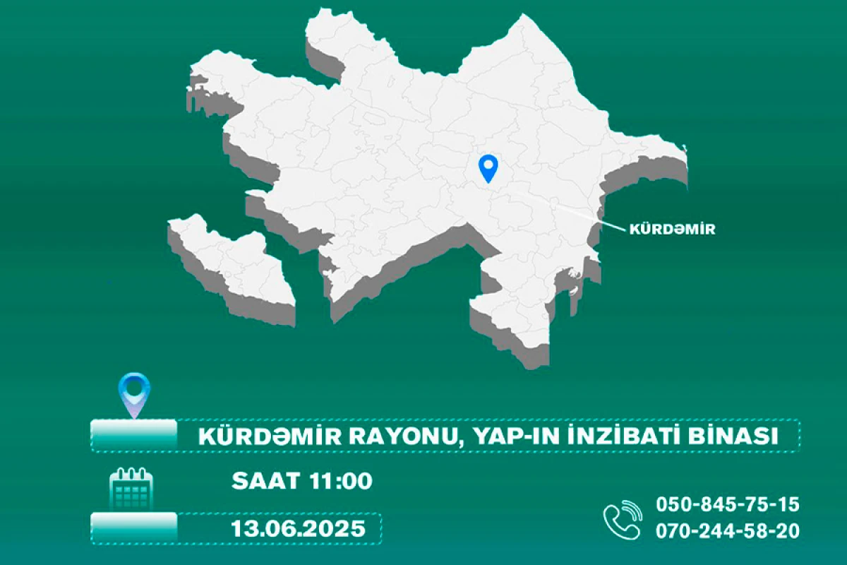 "Azəriqaz" İB rəhbərliyi [[Kürdəmirdə vətəndaş qəbulu]] keçirəcək