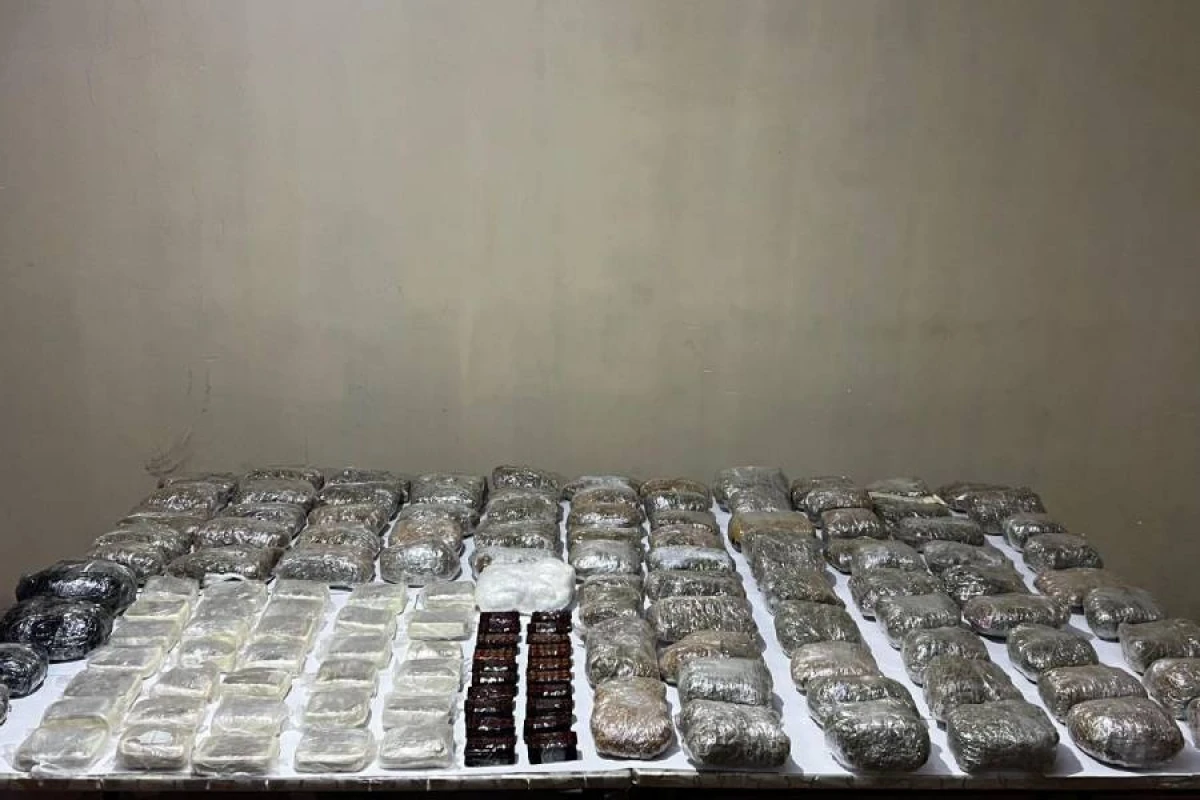İrandan Azərbaycana külli miqdarda narkotikin keçirilməsinin [[qarşısı alındı]]