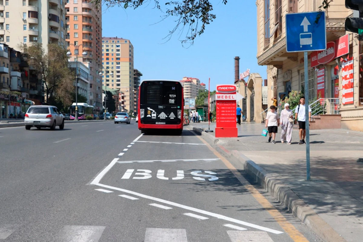 Avtobus zolaqları ilə bağlı [[YENİLİK]]