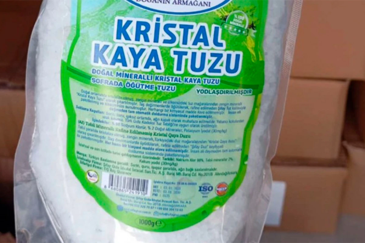 Azərbaycana gətirilən [[duz məhsullarında]] nöqsan aşkarlandı