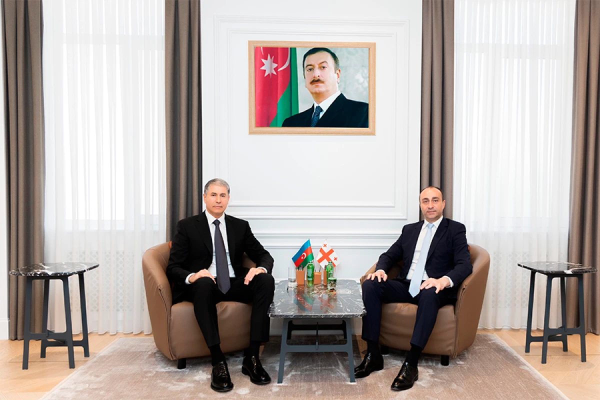 [[Vilayət Eyvazov]] gürcüstanlı həmkarı ilə görüşdü