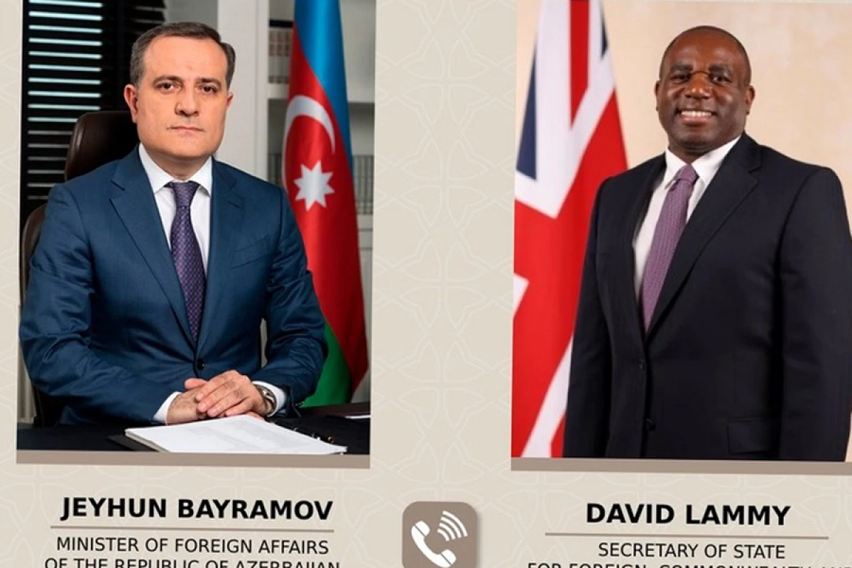 Ceyhun Bayramov Britaniyanın dövlət katibi ilə İsrail-İran qarşıdurması ətrafında müzakirələr apardı