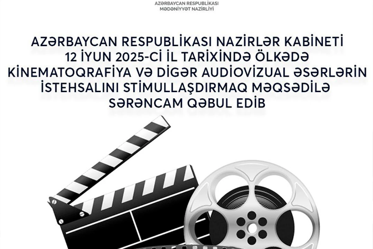 Azərbaycan kinematoqrafiyası ilə [[bağlı yeni sərəncam]] qüvvəyə mindi