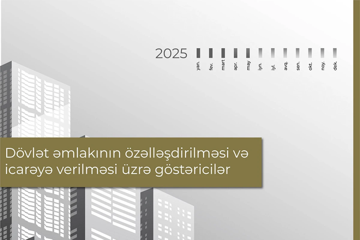 Dövlət əmlakının [[özəlləşdirilməsi və icarəsi]] üzrə göstəricilər açıqlandı