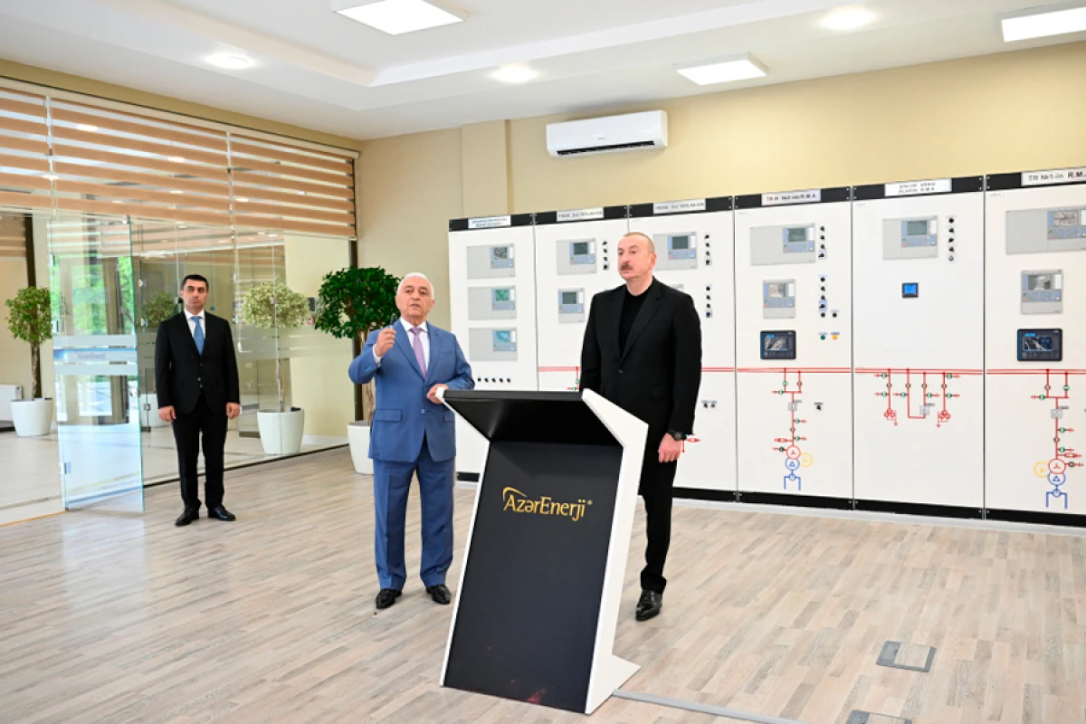 Prezident İlham Əliyev “Yevlax” qovşaq yarımstansiyasının, Regional Təlim-Tədris və Laboratoriya Mərkəzinin açılışında iştirak etdi [[- YENİLƏNDİ]]