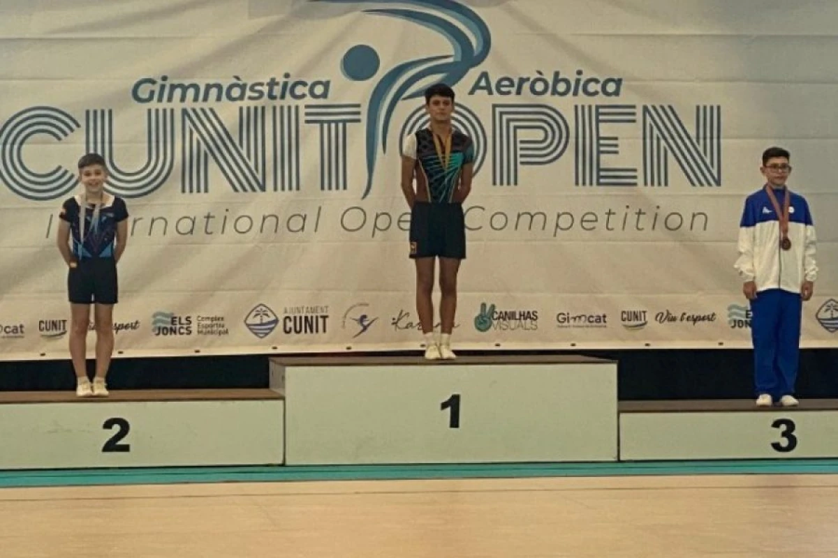 Gimnastımız İspaniyada [[bürünc medal]] qazandı