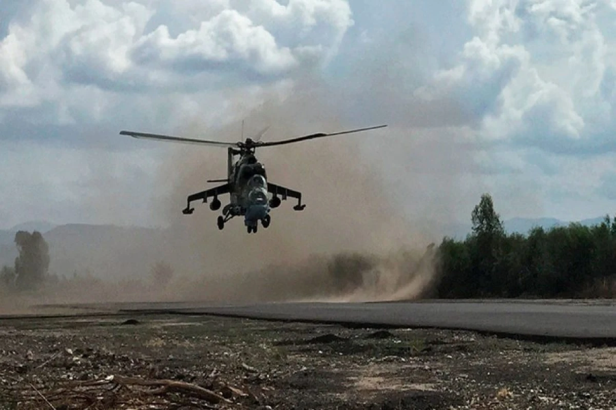 Somalidə hərbi helikopter [[qəzaya uğradı]]