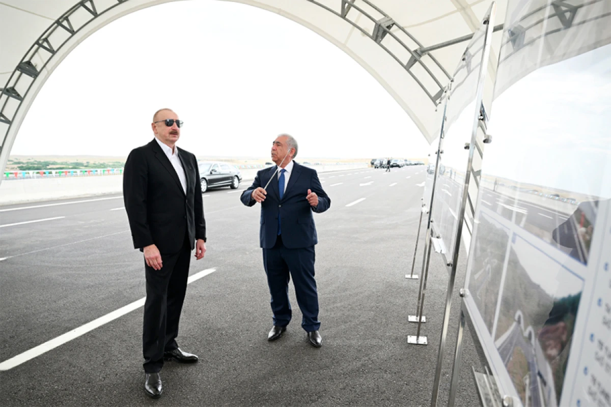 [[Prezident İlham Əliyev]] Əhmədbəyli-Füzuli-Şuşa yolunun açılışında iştirak etdi