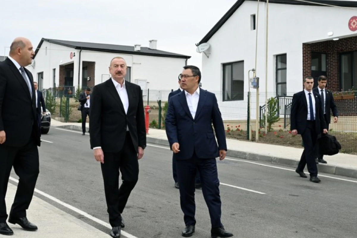 Azərbaycan və Qırğızıstan prezidentləri Ağdam rayonunun Xıdırlı kəndinin 1-ci mərhələsinin açılışında iştirak etdilər- [[YENİLƏNDİ]]