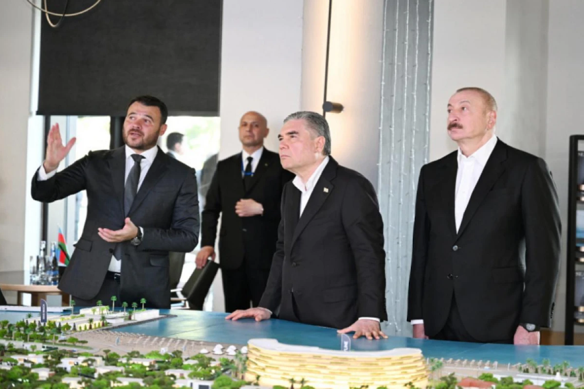 Azərbaycan Prezidenti və Türkmənistan Xalq Məsləhətinin sədri [[“Sea Breeze”də oldular]]