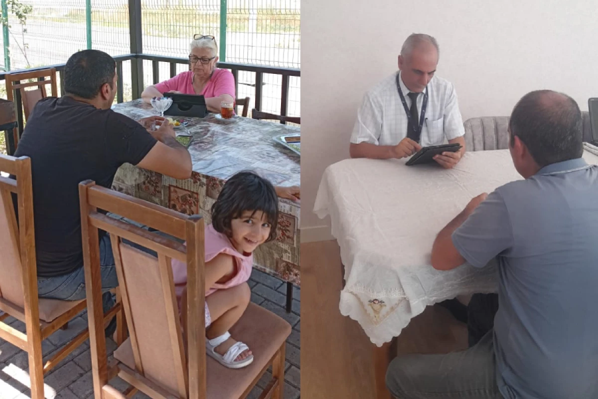 İşğaldan azad olunmuş ərazilərə qayıdan şəxslər arasında sorğu keçirilir