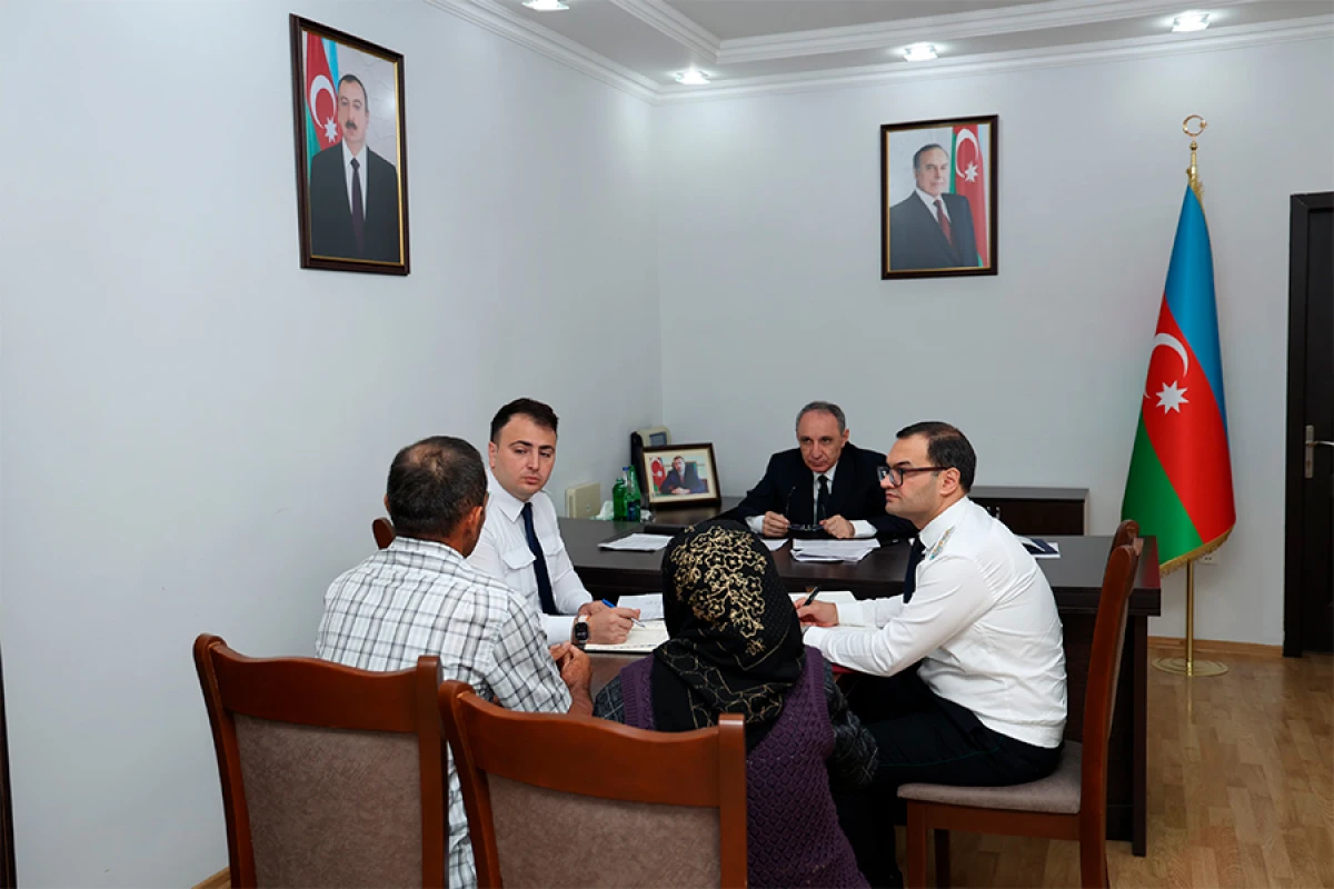 Baş prokuror Zaqatalada [[vətəndaşları]] qəbul etdi