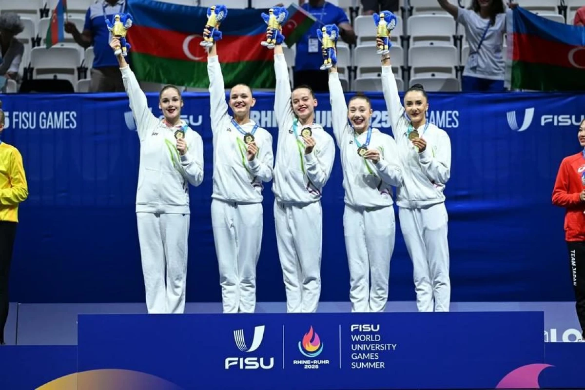 Universiadada gimnastlarımız [[2 qızıl, 1 gümüş medal qazandılar]]