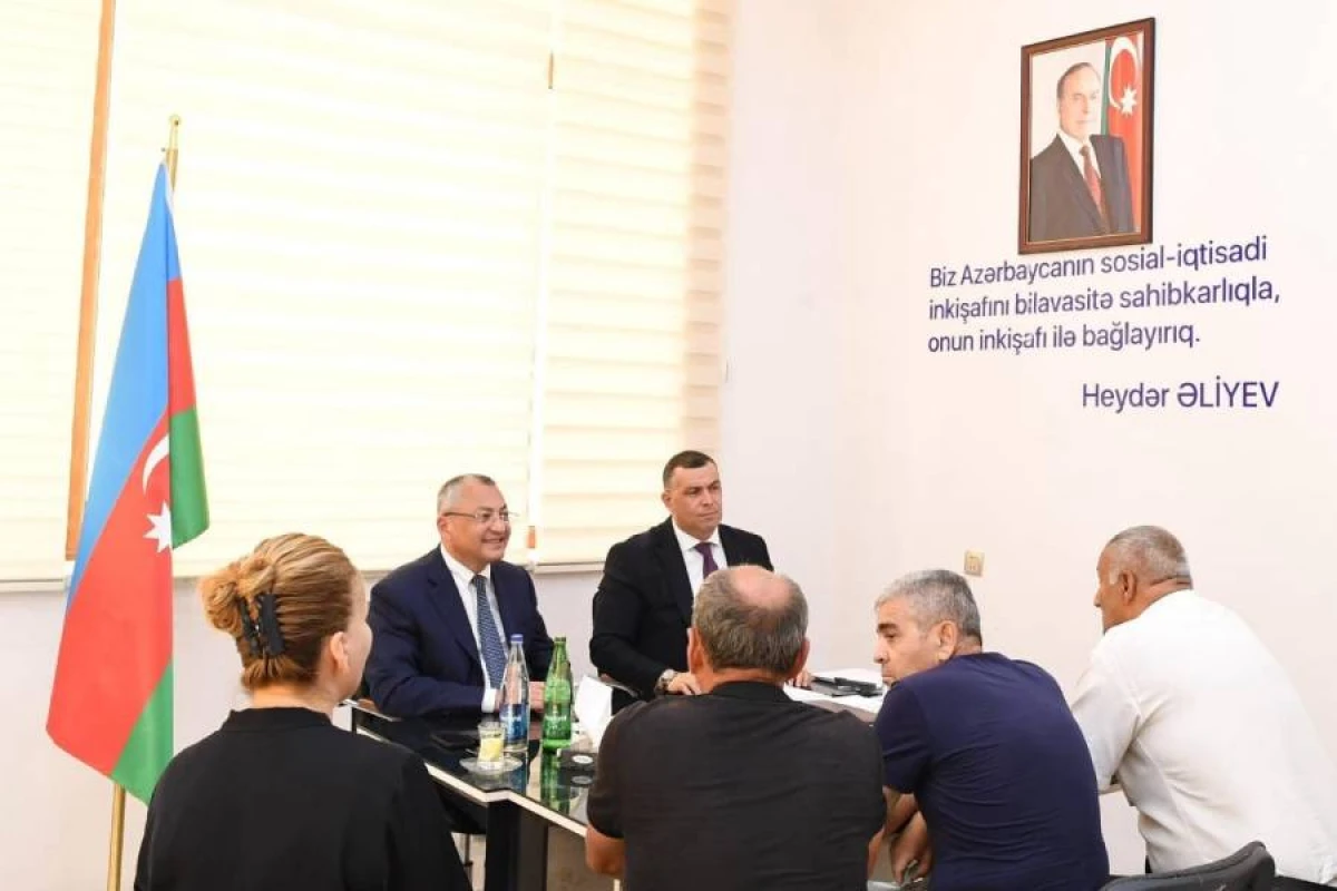 Ağdamda keçmiş məcburi köçkünlərin müraciətləri dinlənildi