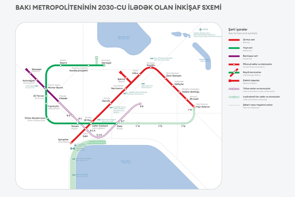 Bakı Metropoliteni [[yeni metro stansiyalarının tikintisi ilə bağlı]] layihələndirilmə işlərinə start verdi