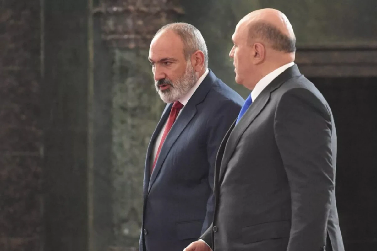 Rusiya və Ermənistan Baş nazirləri arasında görüş keçirildi