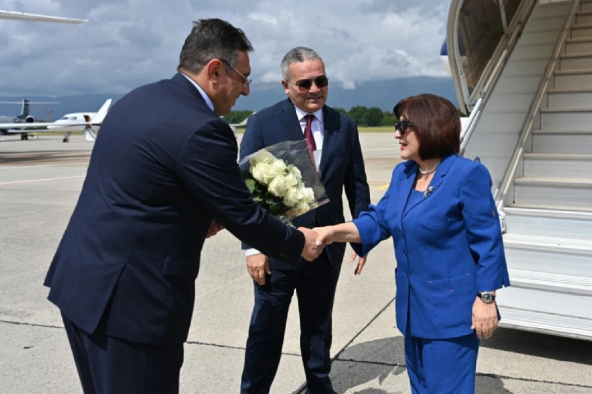 Sahibə Qafarova Cenevrədə işgüzar səfərdədir