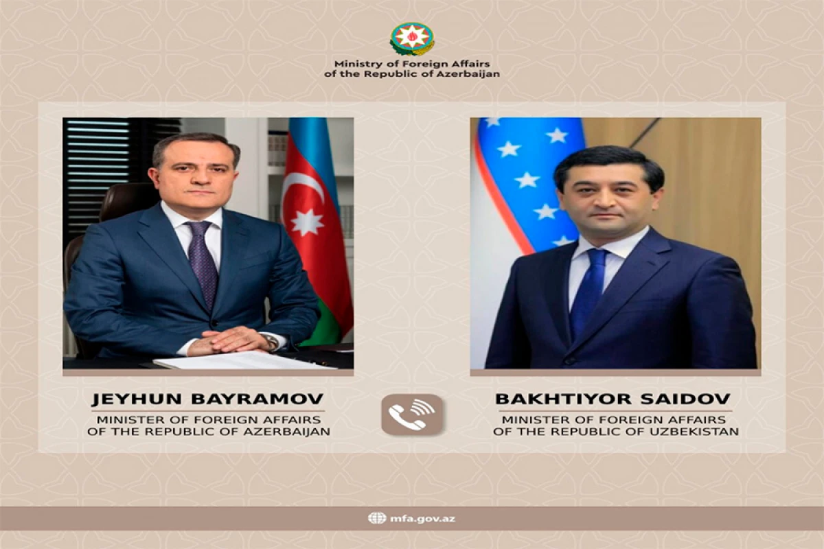 [[Ceyhun Bayramovla]] Özbəkistan XİN rəhbəri arasında telefon danışığı oldu