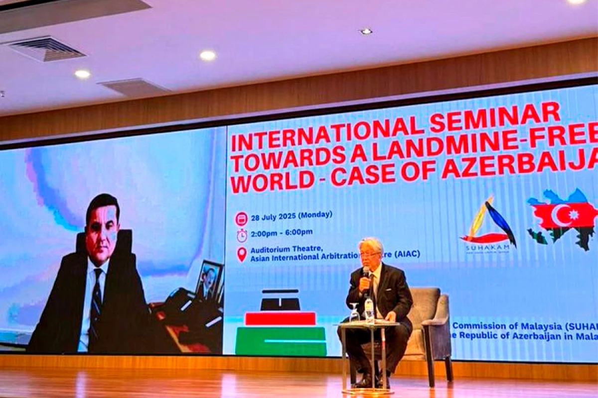 [[“Minalardan azad dünya yolunda - Azərbaycan nümunəsi”]] adlı beynəlxalq seminar keçirildi