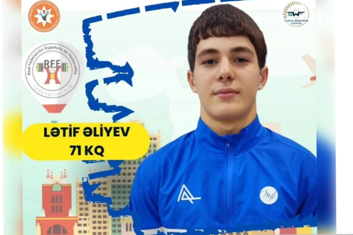 Azərbaycan ağırlıqqaldıranı Avropa birinciliyində [[1 qızıl və 1 gümüş medal qazandı]]