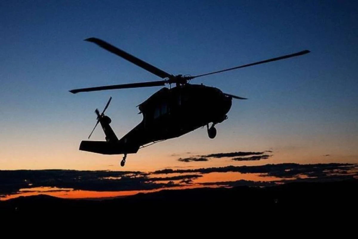 Almaniyada helikopter qəzaya düşdü