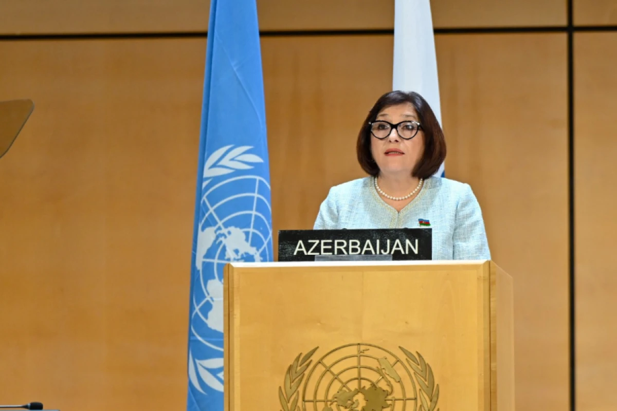 [[Sahibə Qafarova]] Parlament Sədrlərinin VI Dünya Konfransında çıxış etdi