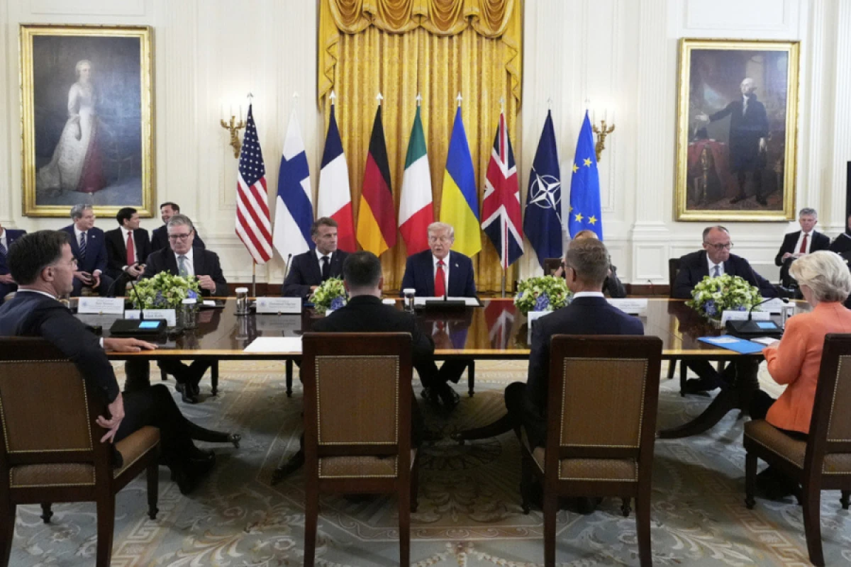 Donald Tramp Vaşinqtonda Avropa liderləri ilə görüş keçirir