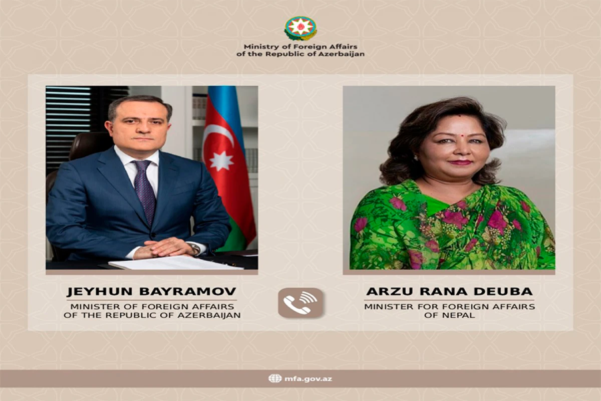 [[Ceyhun Bayramov]] Nepalın xarici işlər naziri ilə telefon danışığı apardı