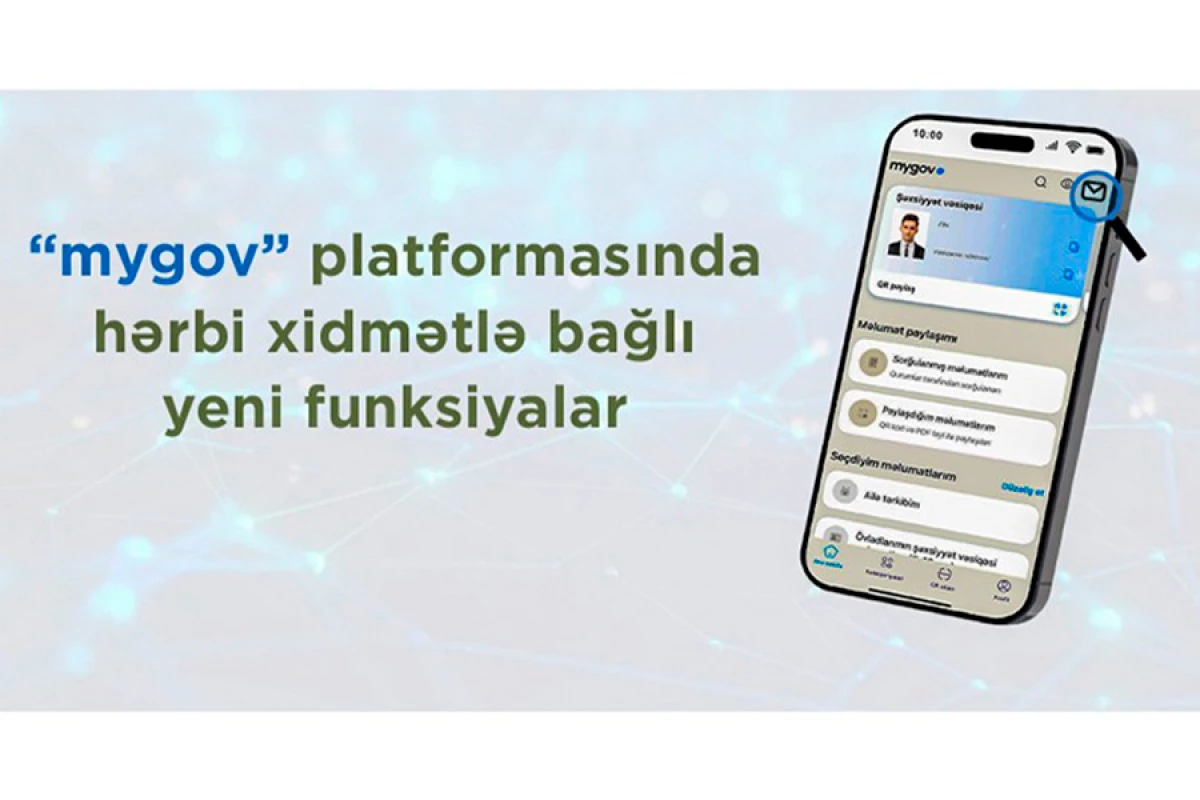 Hərbi xidmətlə bağlı [[“mygov” platformasına yeni funksiyalar]] əlavə olundu