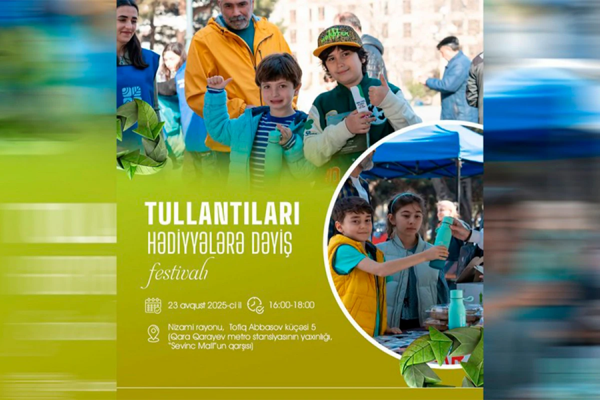 [[“Tullantıları hədiyyələrə dəyiş”]] festivalı keçiriləcək