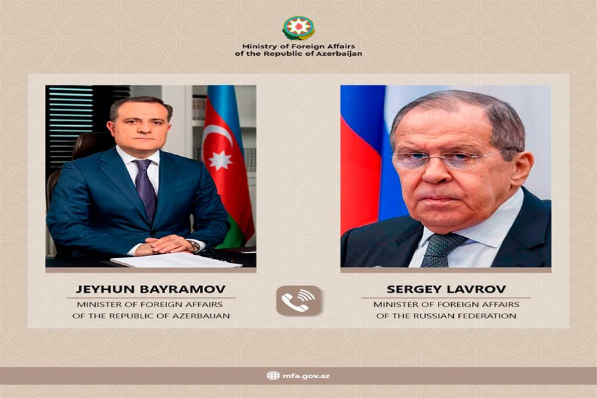 [[Ceyhun Bayramov]] Lavrovla telefon danışığı apardı