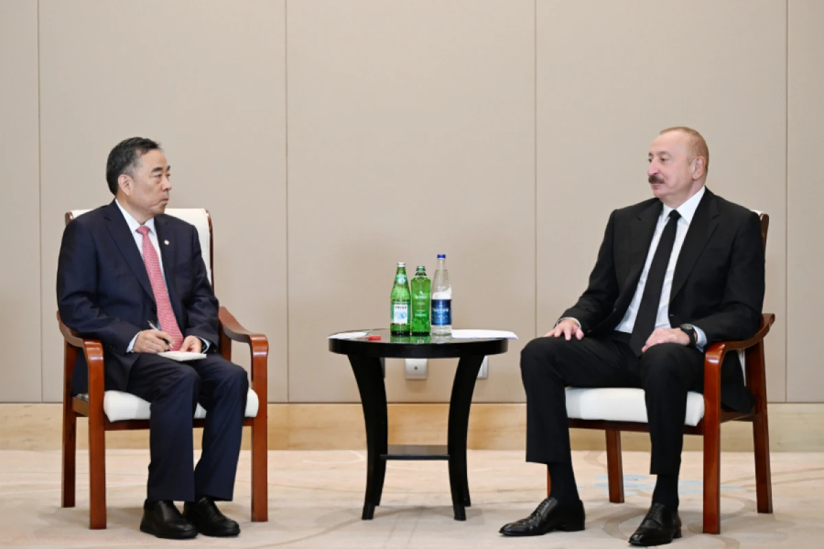 [[Prezident İlham Əliyev]] “CCCC” şirkətinin sədri ilə görüşdü