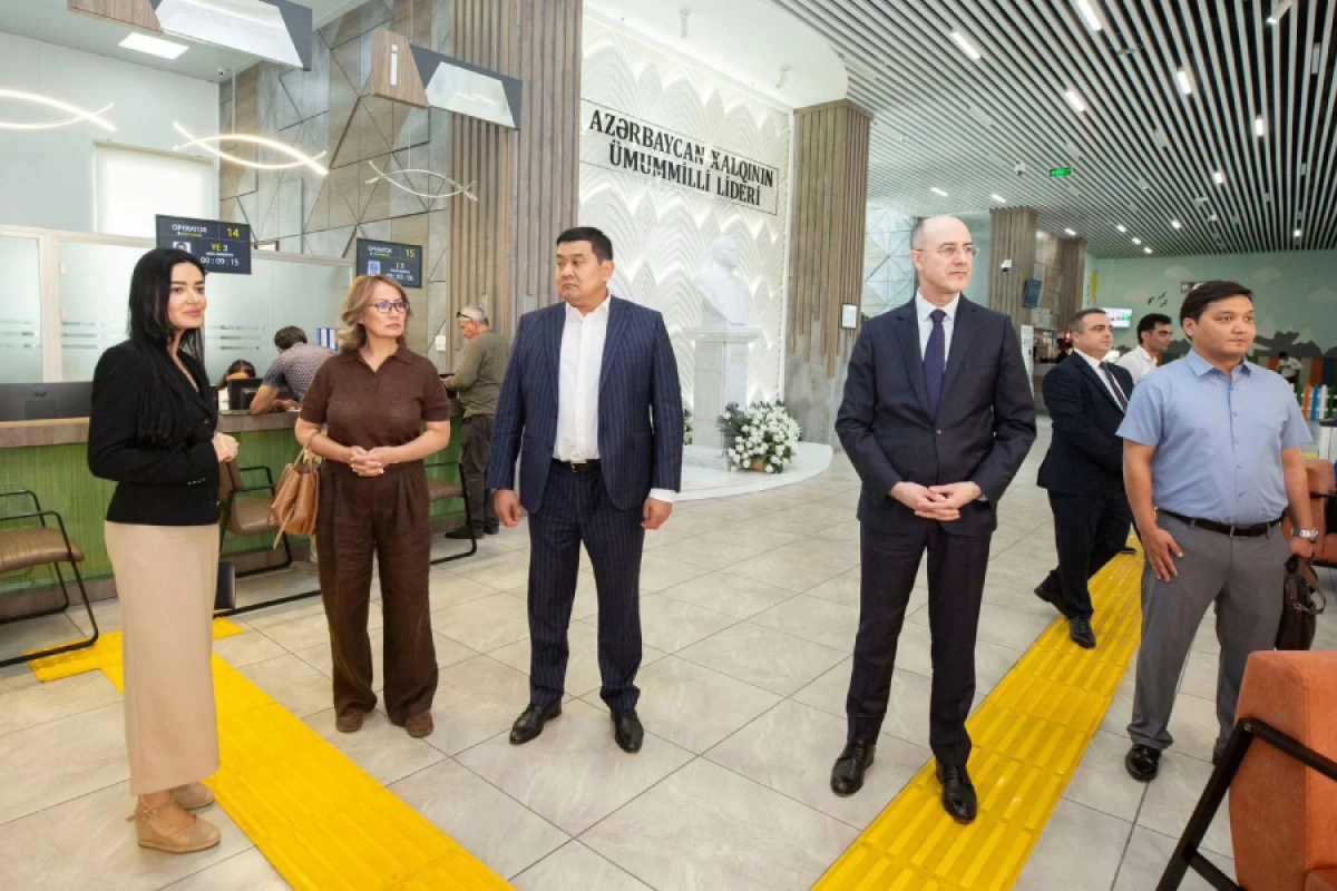 Qırğız nümayəndə heyəti “ASAN xidmət”də