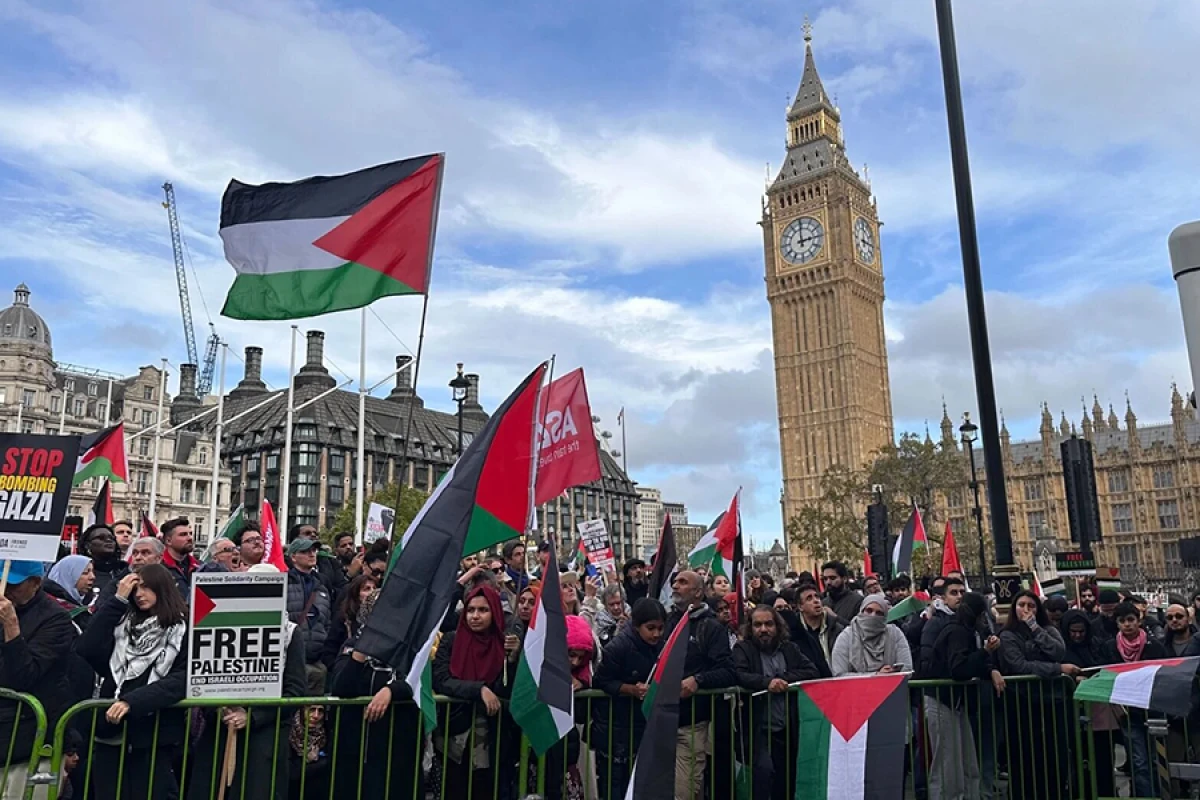 Londonda [[“Palestine Action”]] etirazı gərginlik yaratdı