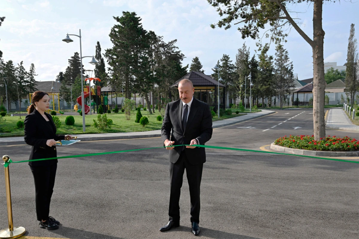 [[Prezident]] Səməd Vurğun adına Yaradıcılıq Evinin açılışında iştirak etdi