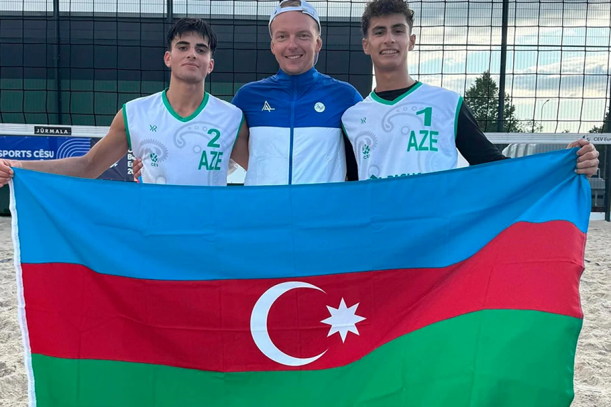 Çimərlik voleybolçularından [[uğurlu start]]