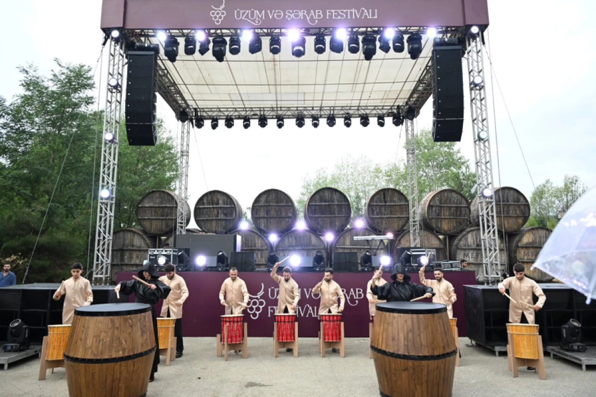 Şamaxıda növbəti [[Üzüm və Şərab Festivalının]] açılışı oldu