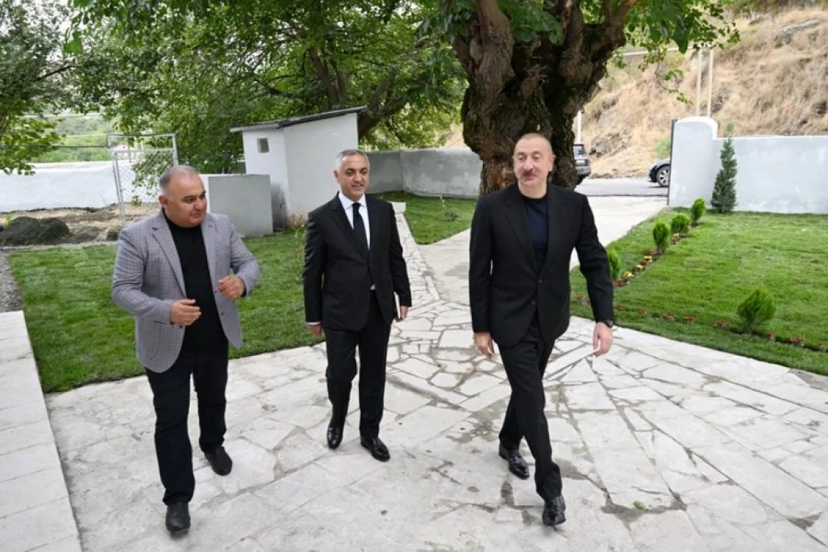 [[Prezident]] Xocalı rayonunun Şuşakənd kəndində oldu