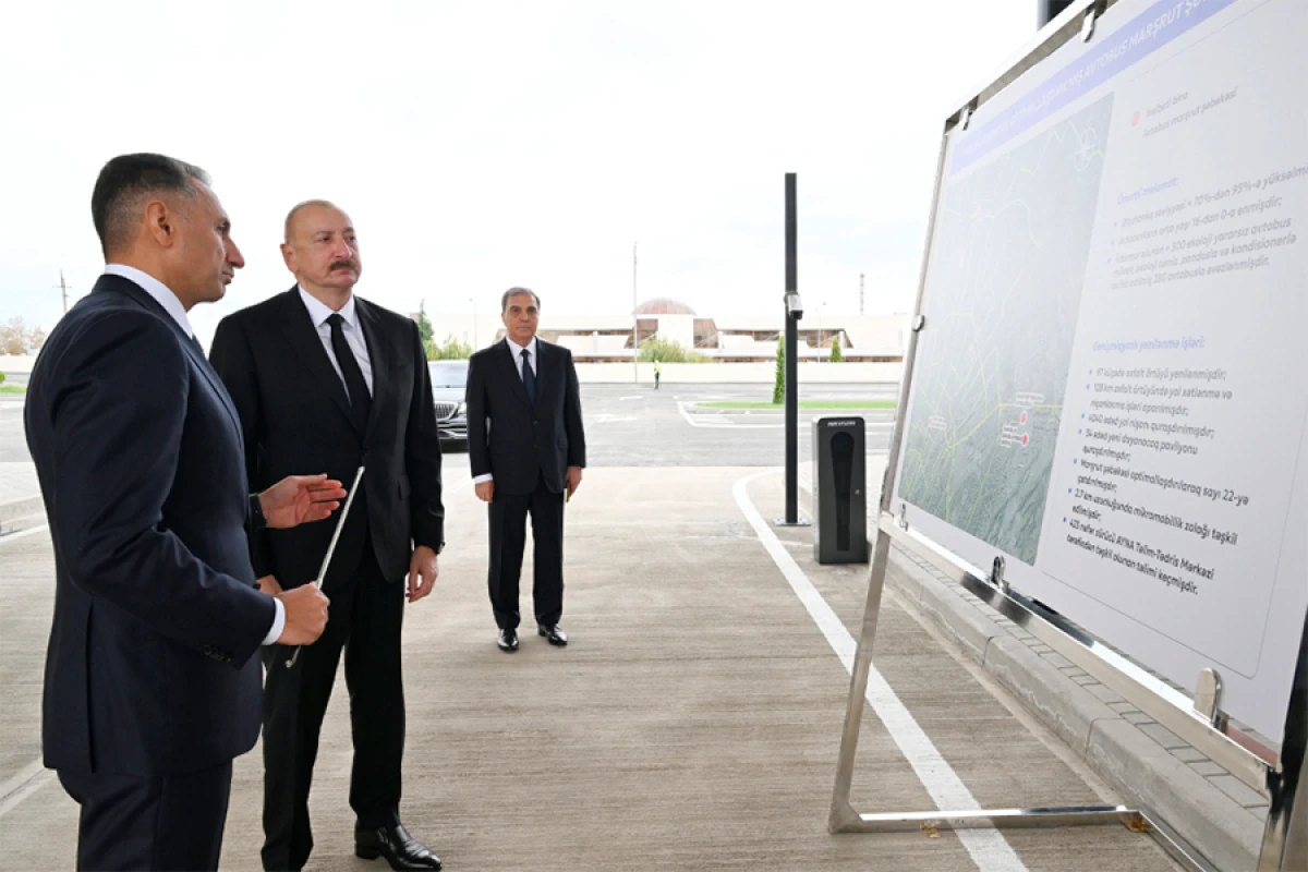 [[Prezident İlham Əliyev]] “BakuBus” MMC-nin Gəncə Avtoparkının açılışında iştirak etdi