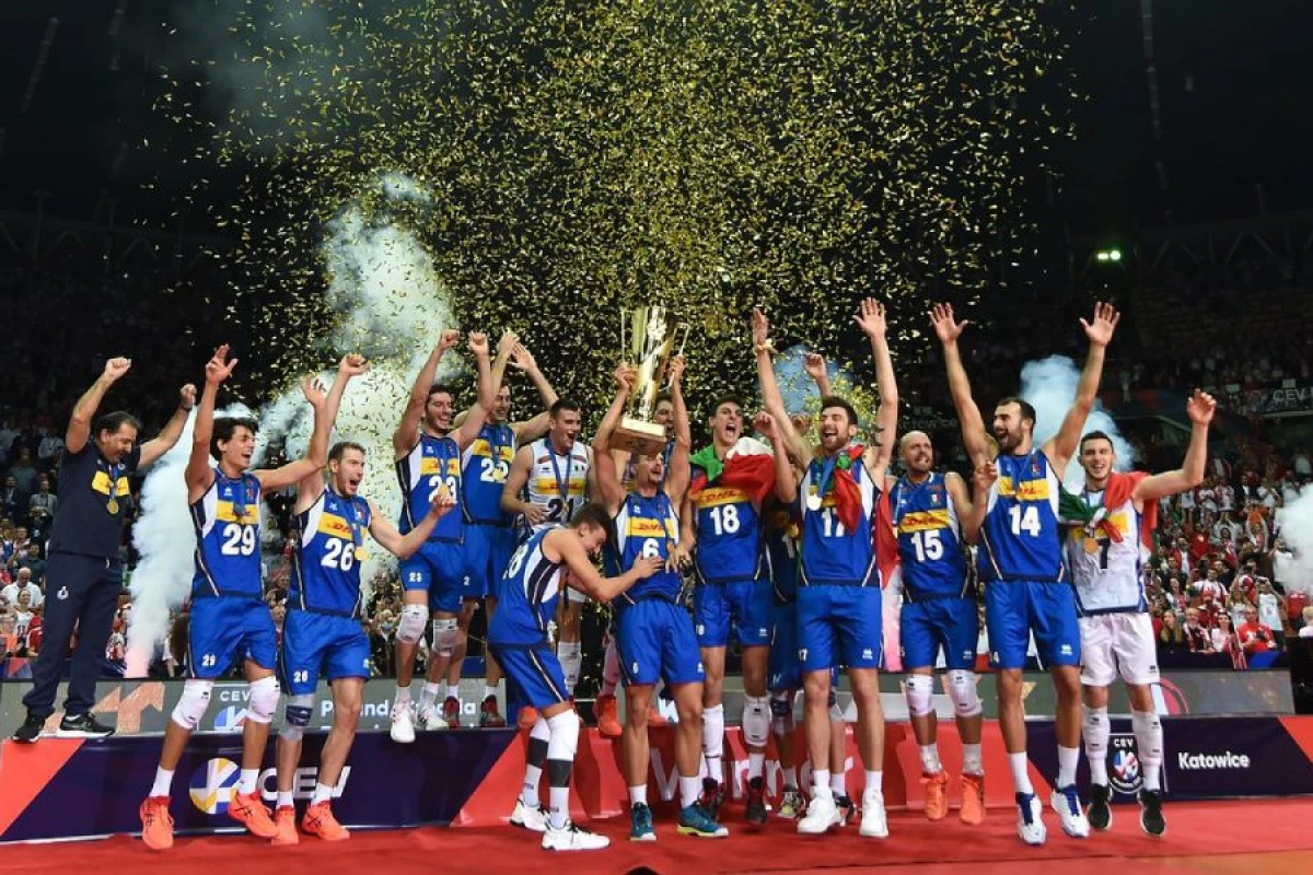 İtaliya kişi voleybol komandası [[dünya çempionu]] oldu