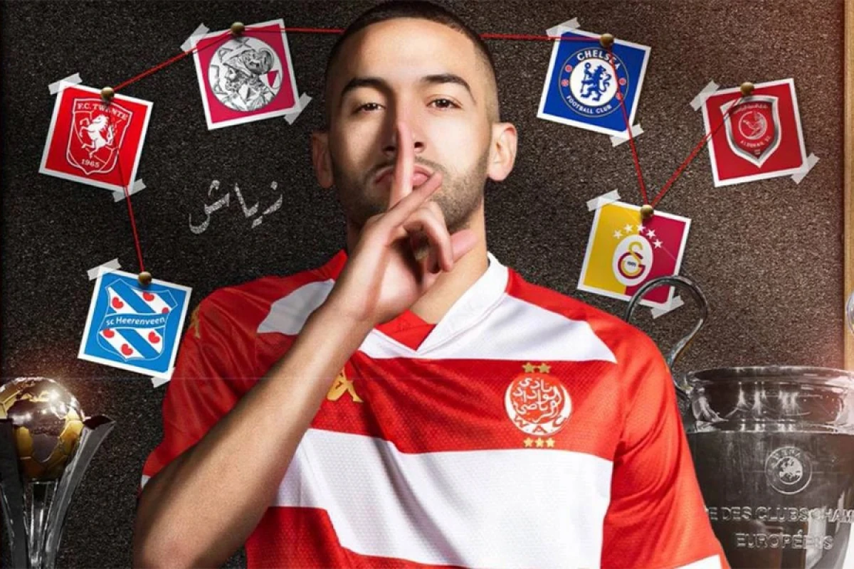 Hakim Ziyeş [[“Vidad Kasablanka”]] ilə anlaşdı