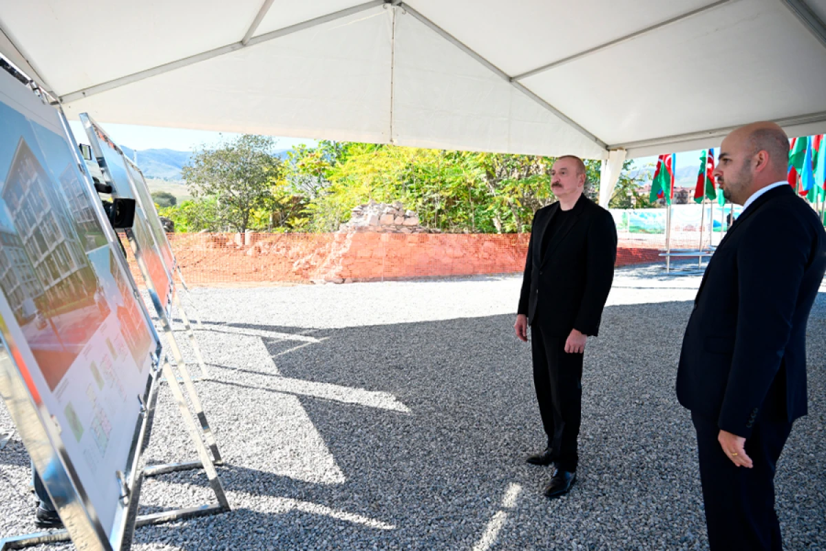 Cəbrayıl şəhərində [[ikinci və üçüncü yaşayış komplekslərinin]] təməli qoyuldu