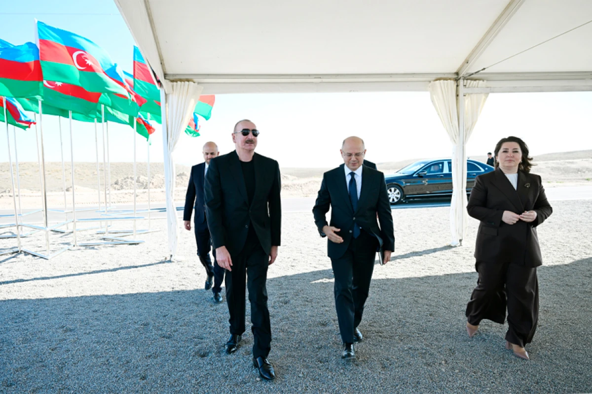 [[Prezident]] Cəbrayıl rayonunun Şahvəlli kəndində “Şəms” və “Üfüq” Günəş Elektrik stansiyalarının təməlini qoydu