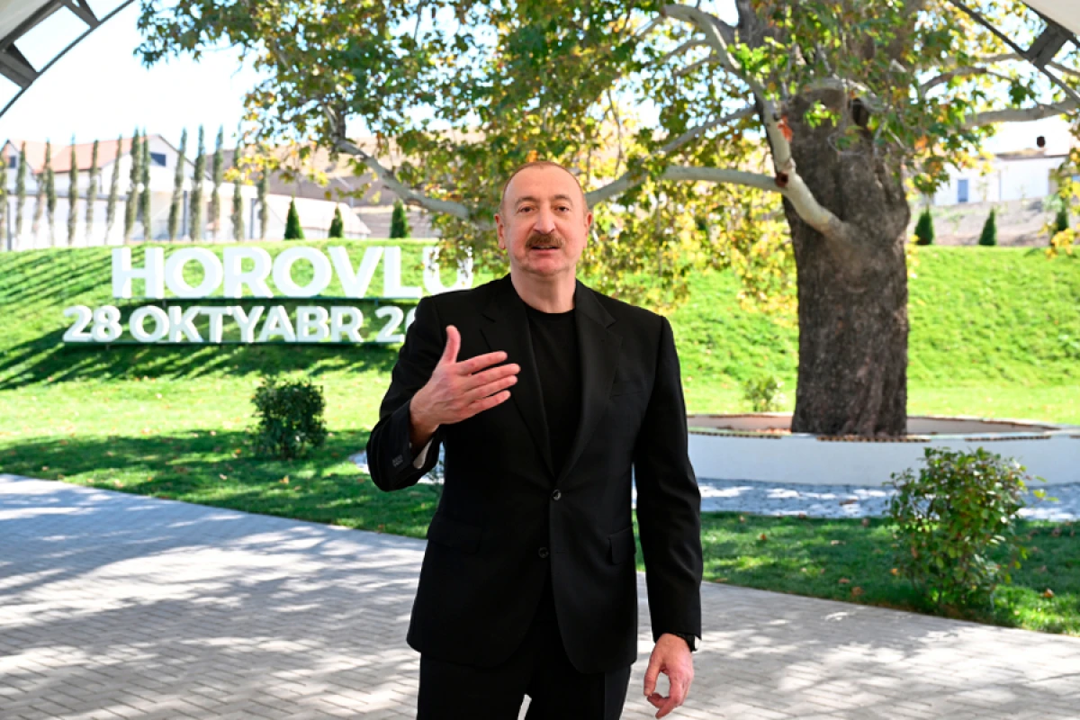 [[Prezident İlham Əliyev:]] Bugünkü reallıq, bugünkü gün ədalətin təntənəsidir