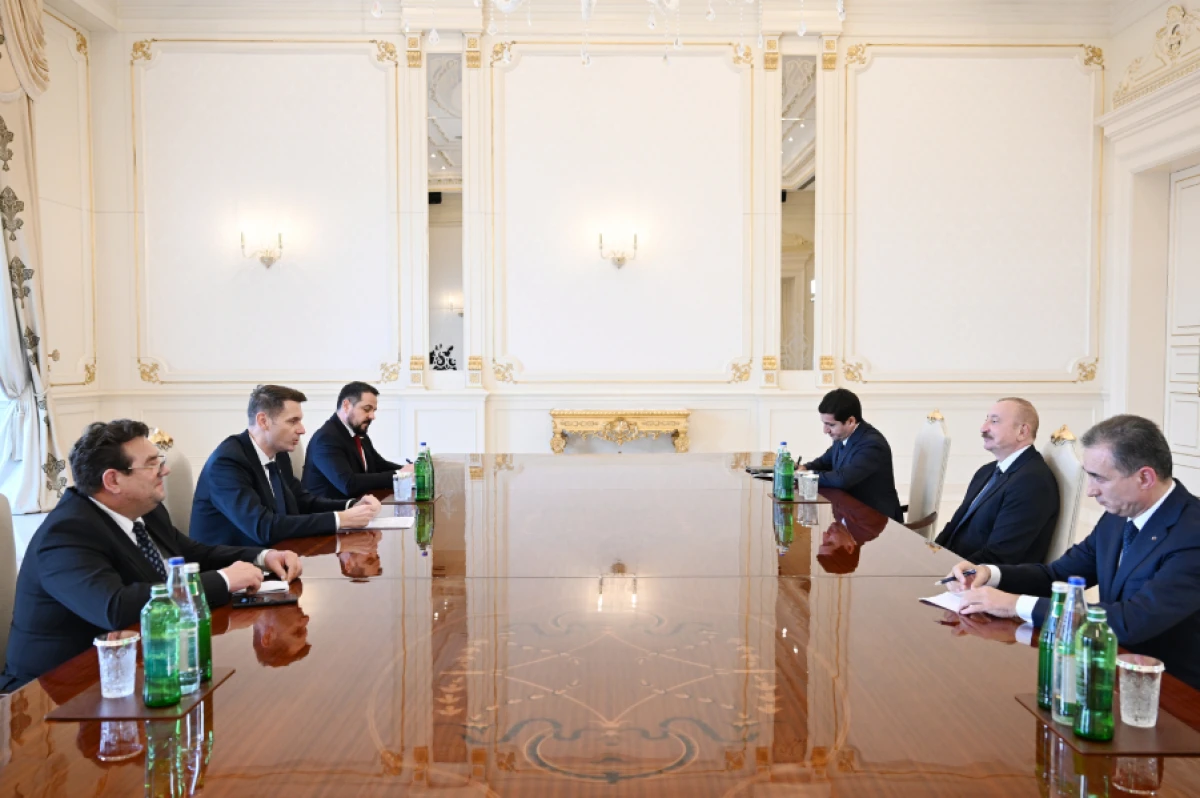 [[Prezident]] Rumıniya Parlamenti Senatının sədrini qəbul etdi