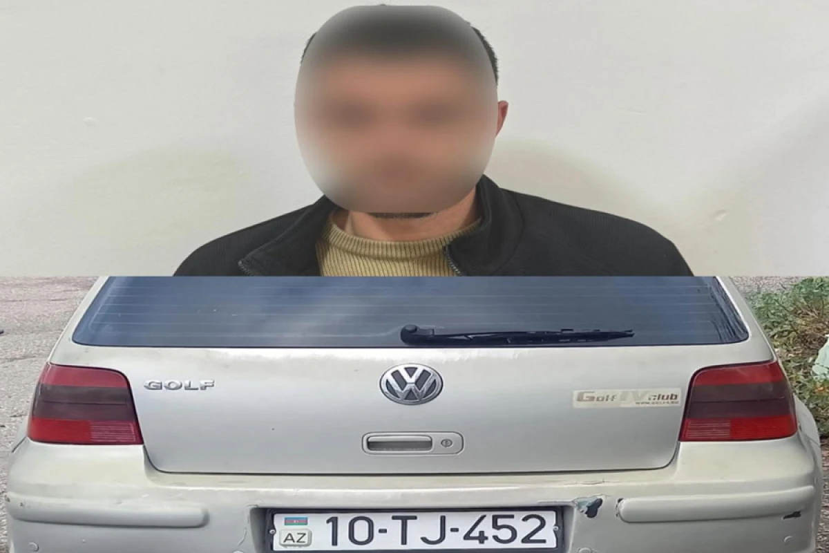 Narkotikin təsiri altında [[avtomobil idarə edən]] şəxs saxlanıldı